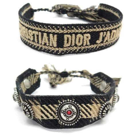 pulseira dior tecido original|Pulseiras .